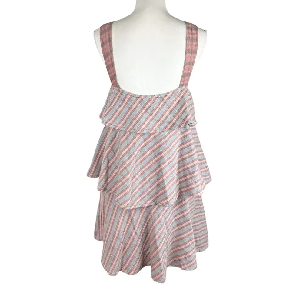 Ace & Jig Simone Tent Dress Dune Artisan Textile Boho Earthy Minimalist Size XS - Picture 5 of 9